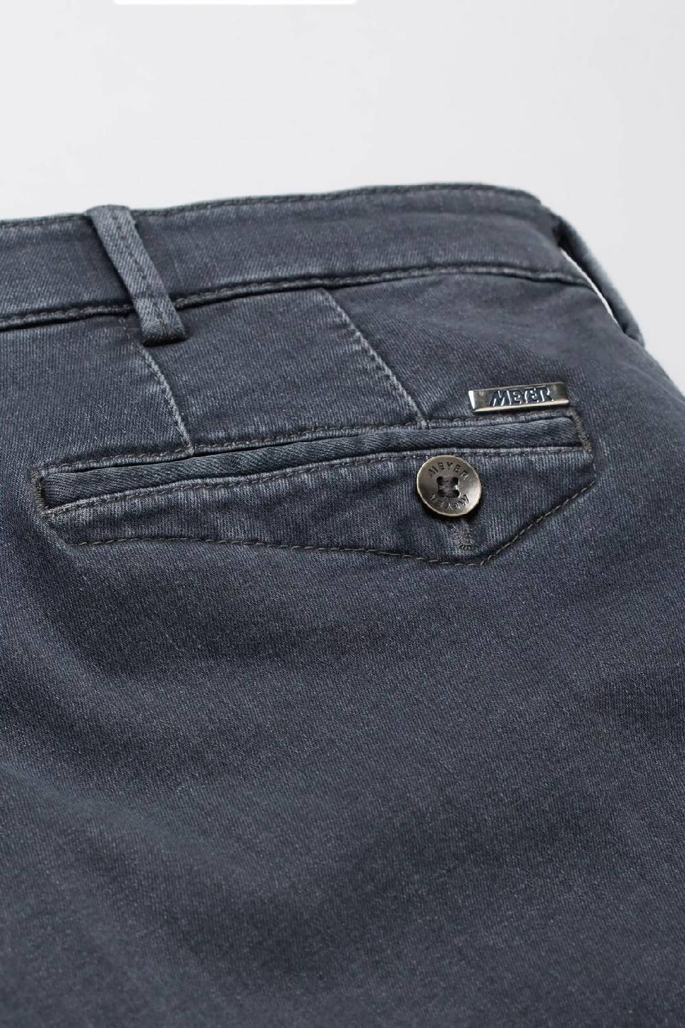 Meyer Jeans meyer grigio medio modern fit cotone denim biologico Presa
