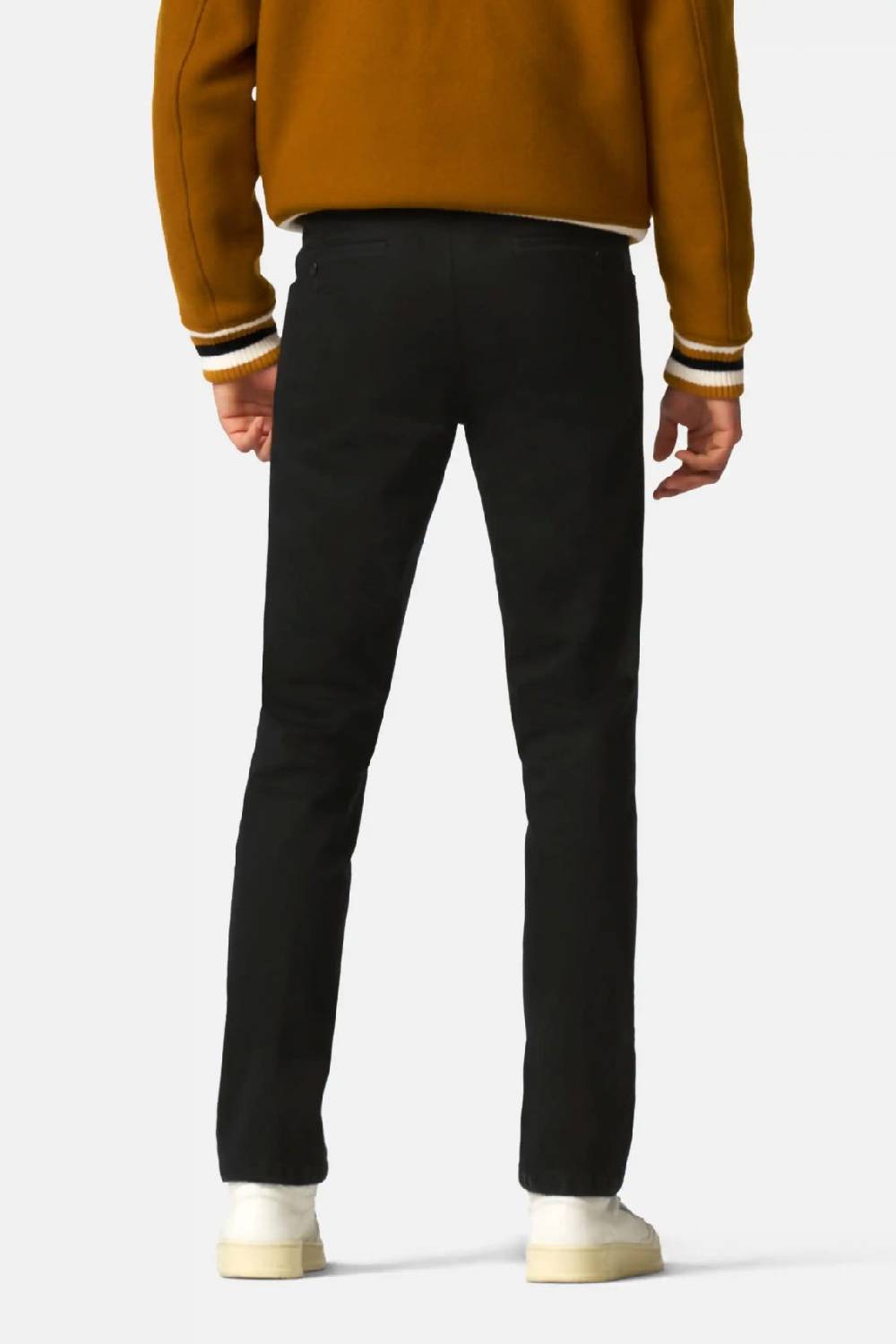 Meyer Jeans meyer nero modern fit cotone denim biologico Sconto