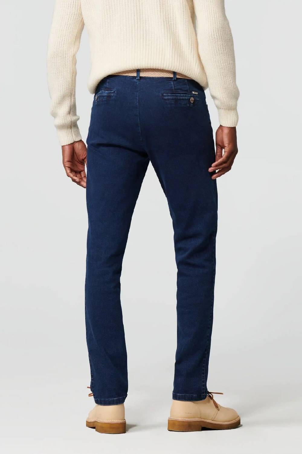 Meyer Jeans meyer blu stone modern fit cotone denim biologico Fino al 50% di sconto