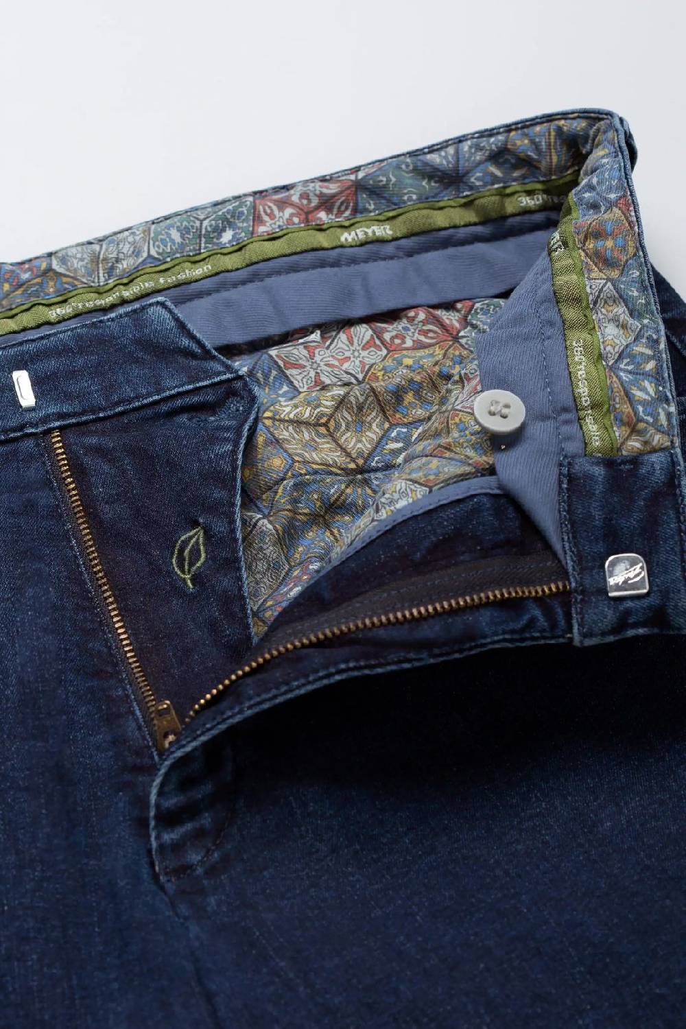 Meyer Jeans meyer blu stone modern fit cotone denim biologico Fino al 50% di sconto
