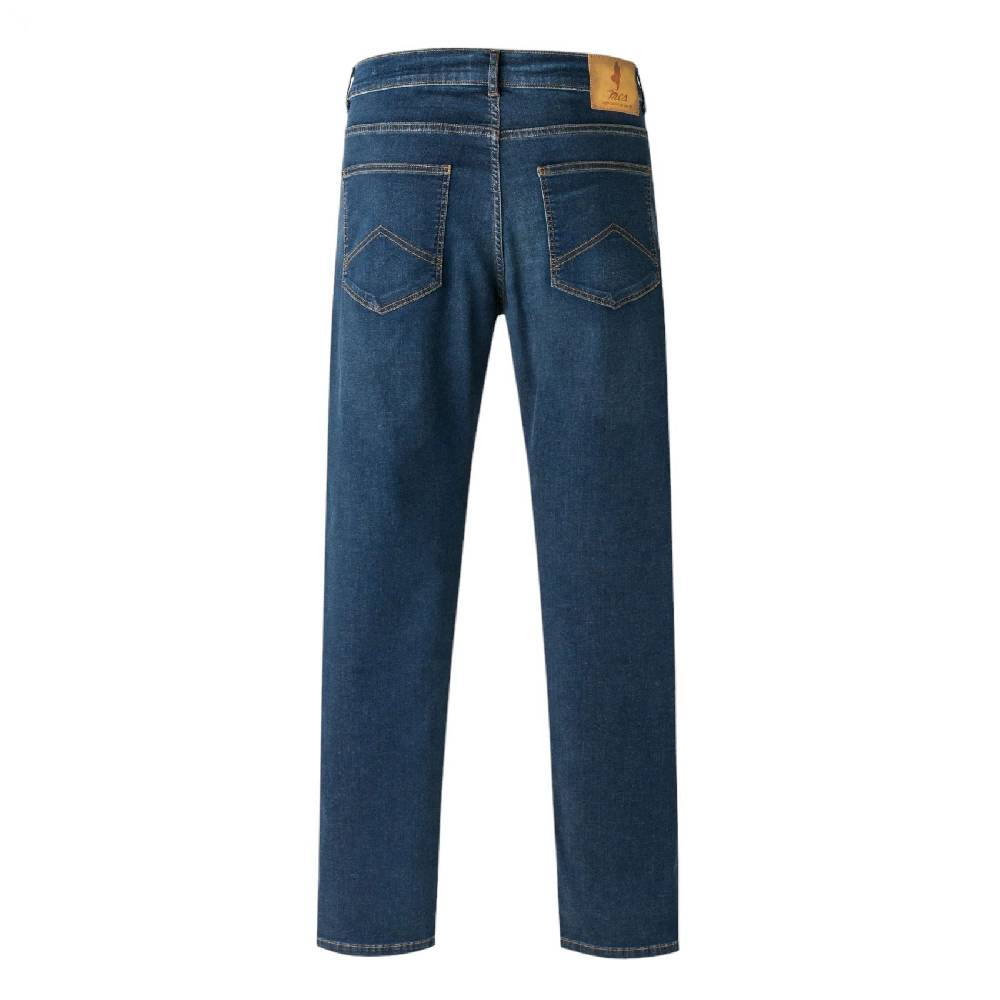 MCS Jeans mcs regular fit lavaggio scuro denim leggero stretch 8oz Saldi