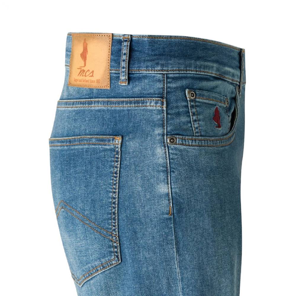 MCS Jeans mcs slim fit lavaggio chiaro denim leggero 8oz stretch Offerte