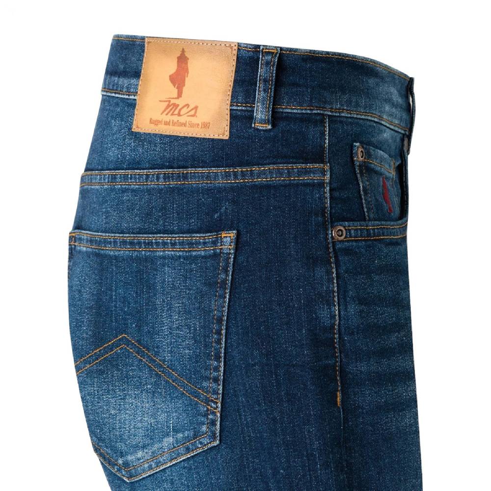 MCS Jeans mcs regular fit lavaggio scuro denim stretch Hotsell