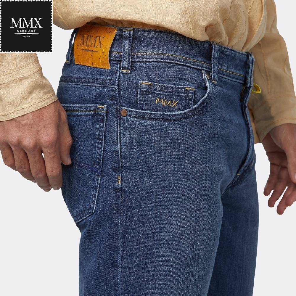 MMX Germany Jeans mmx blu stone washed stretch slim fit I Più Venduti