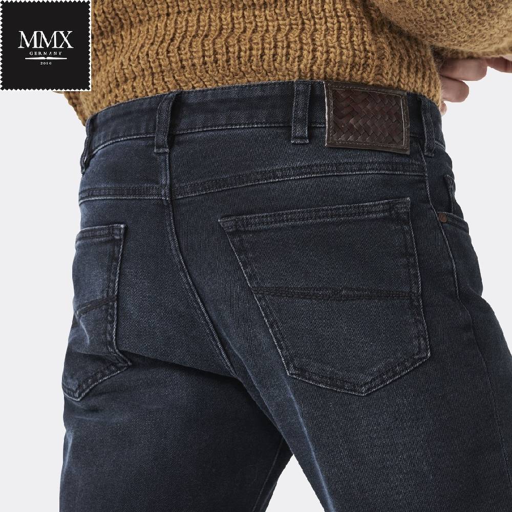 MMX Germany Jeans blu scuro mmx denim stretch autentico In Saldo