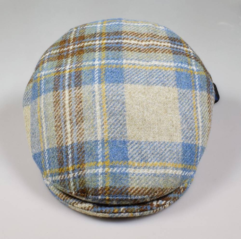 Panizza Berretto panizza peaked british in lana tartan beige In Linea