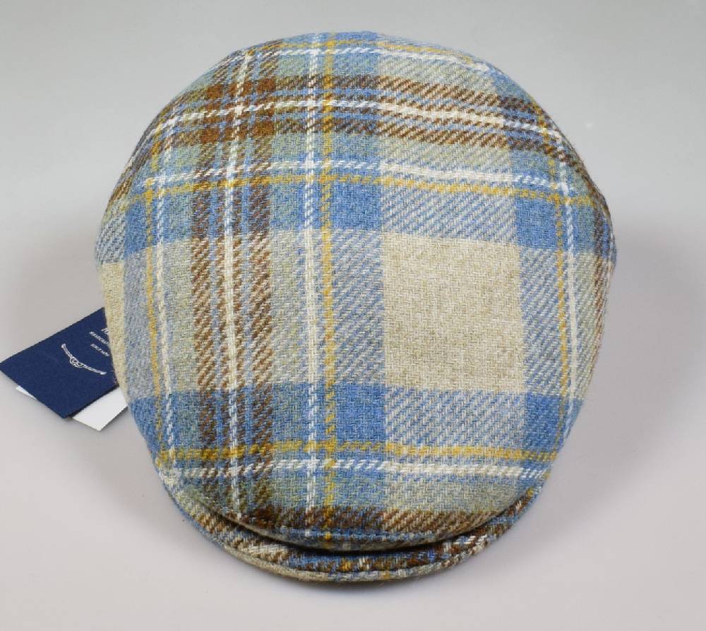 Panizza Berretto panizza peaked british in lana tartan beige In Linea