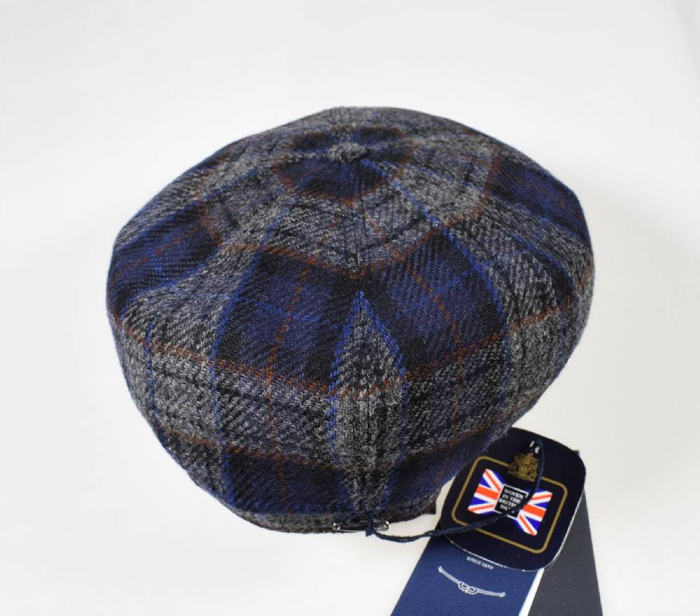 Panizza Cappello panizza fantasia british blu a quadri peaky blinders Promozione Limitata