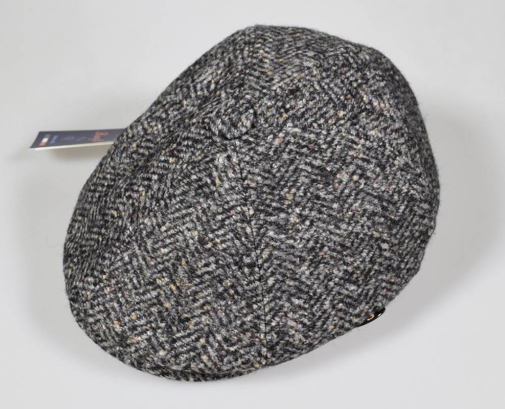 Imor di Banfi Coppola in misto lana grigio a tweed imor di banfi Presa