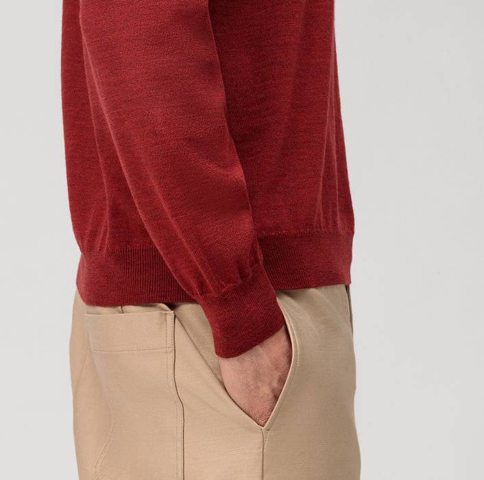 Olymp Girocollo olymp barolo lana merinos regular fit Offerte