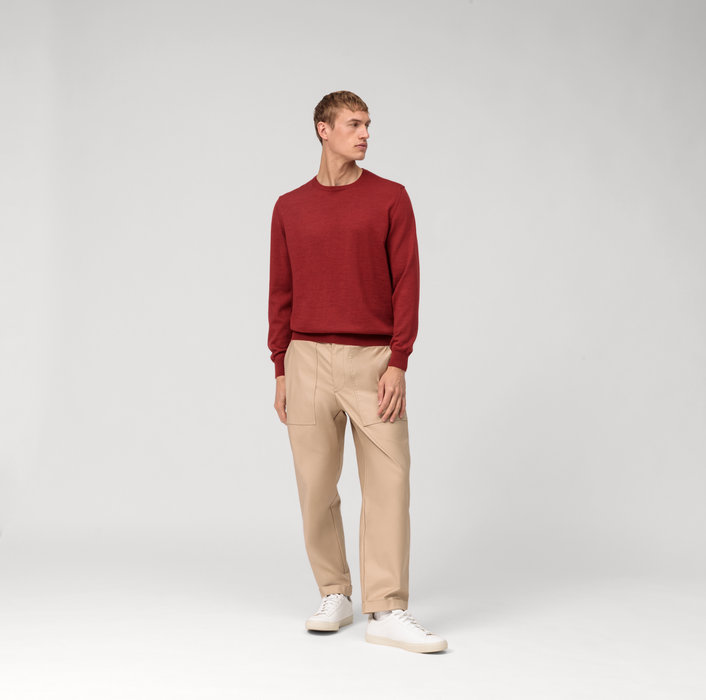 Olymp Girocollo olymp barolo lana merinos regular fit Offerte