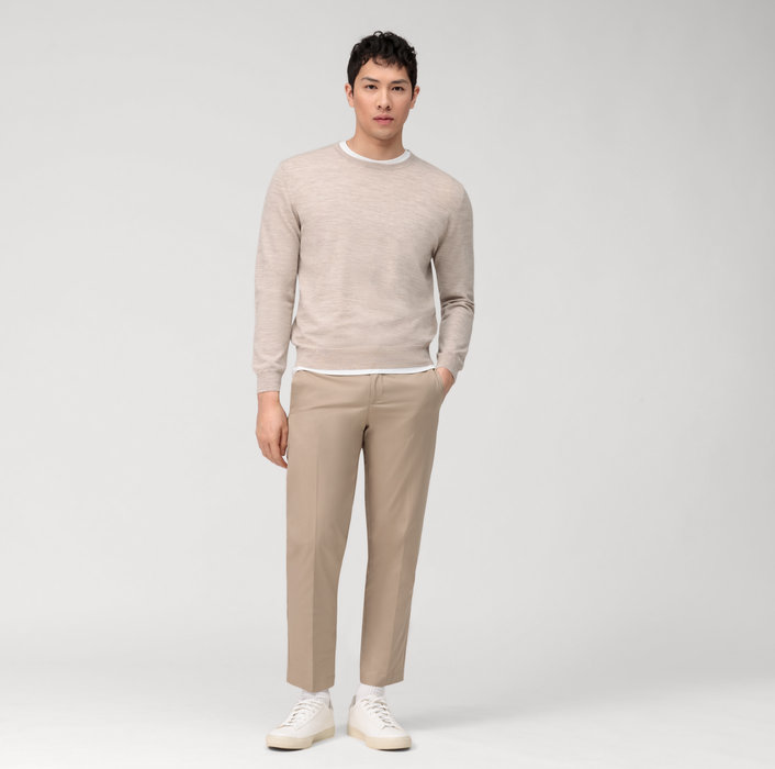 Olymp Girocollo olymp beige lana merinos regular fit 2025