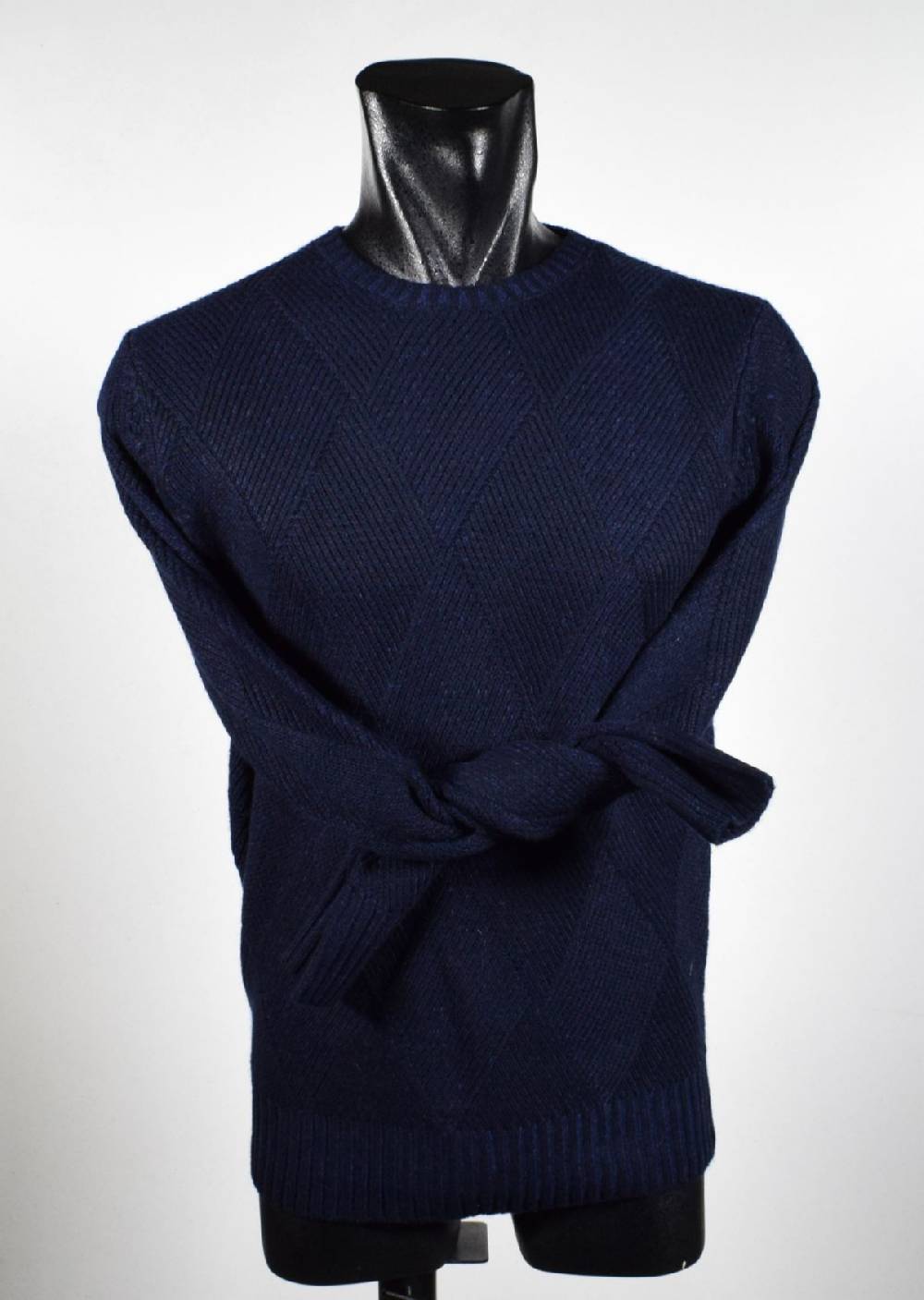 Cavalieri Milano Girocollo intarsio vanisè cavalieri lana cashmere Qualità Garantita