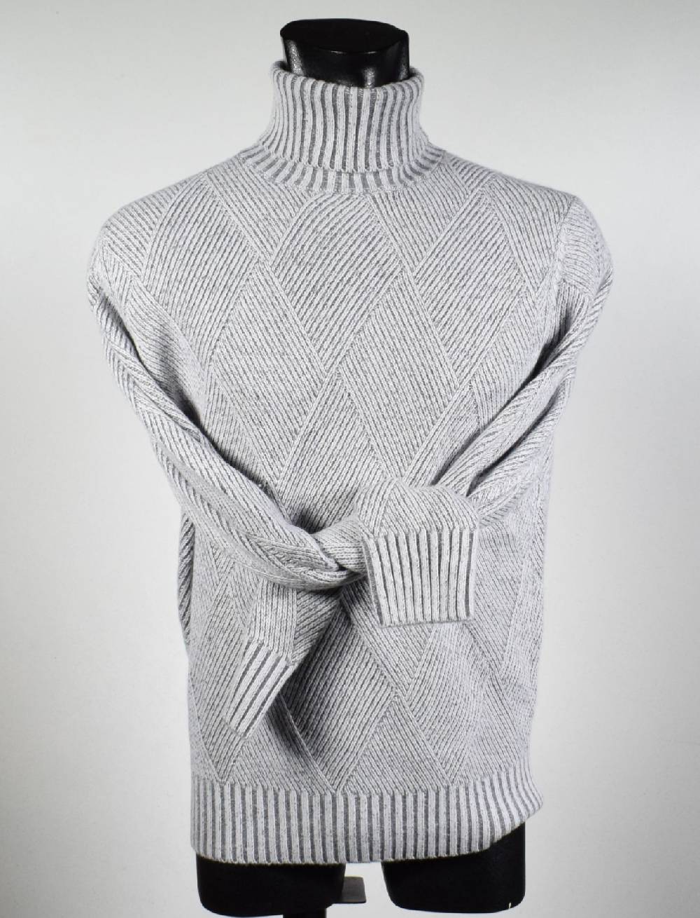 Cavalieri Milano Dolcevita intarsio vanisè cavalieri lana cashmere Negozi Online