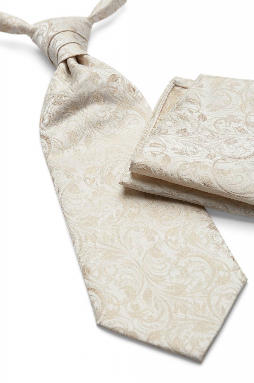 Digel Panciotto elegante cerimonia digel champagne ecru con cravatta Sottocosto