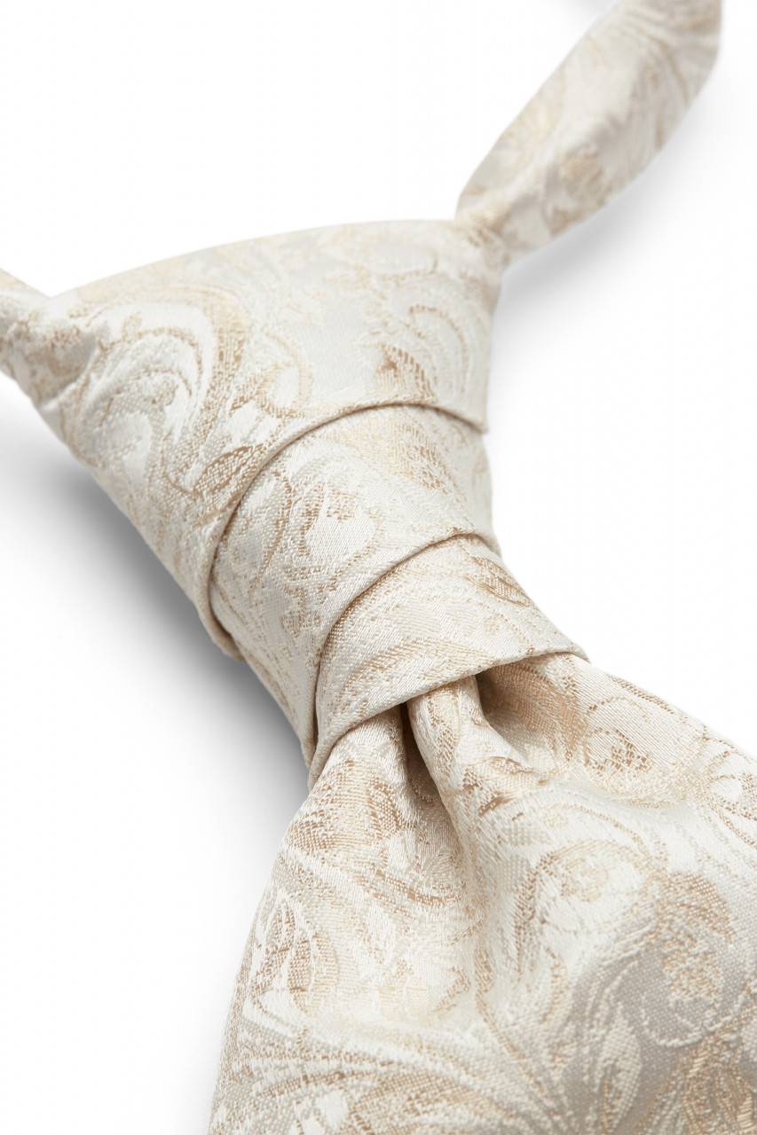 Digel Panciotto elegante cerimonia digel champagne ecru con cravatta Sottocosto
