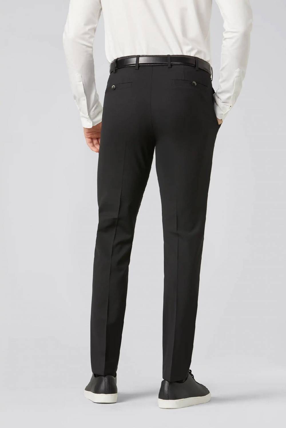 Meyer Pantalone meyer nero regular tropical comfort fit Saldi