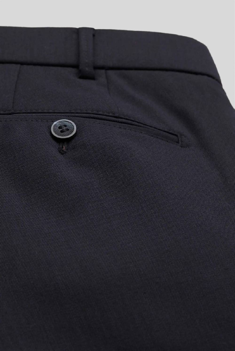 Meyer Pantalone meyer blu in twill teflon stretch Saldi Di Fabbrica