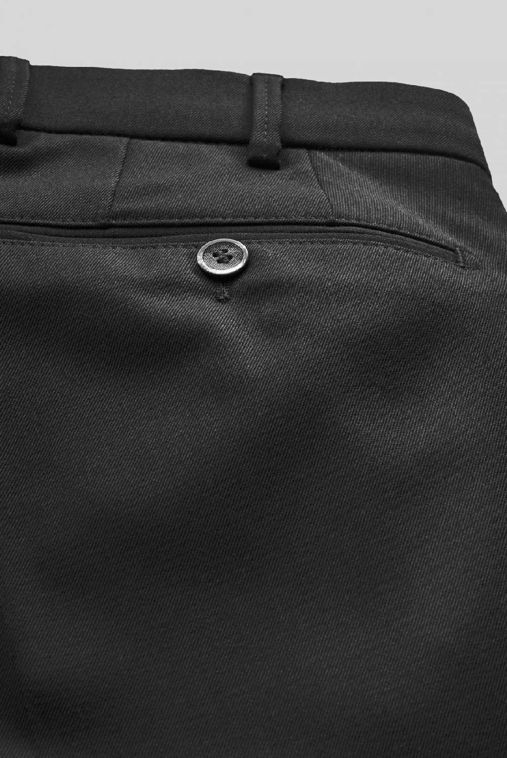 Meyer Pantalone meyer nero in twill teflon stretch I Più Venduti