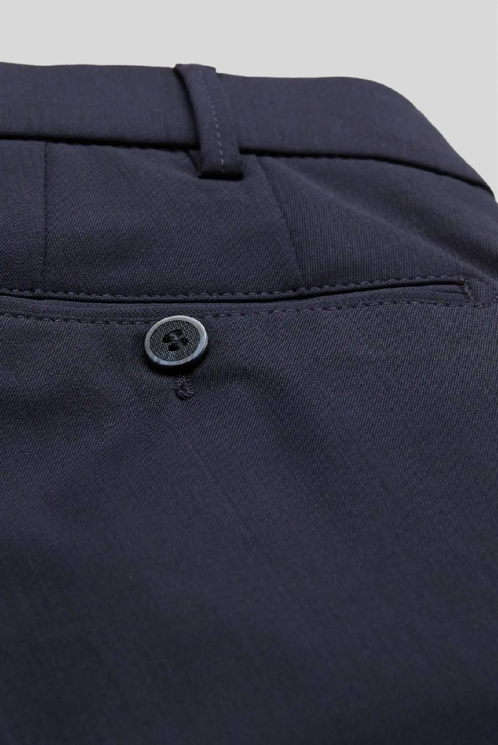 Meyer Pantalone blu meyer travel twill modern fit Nuova
