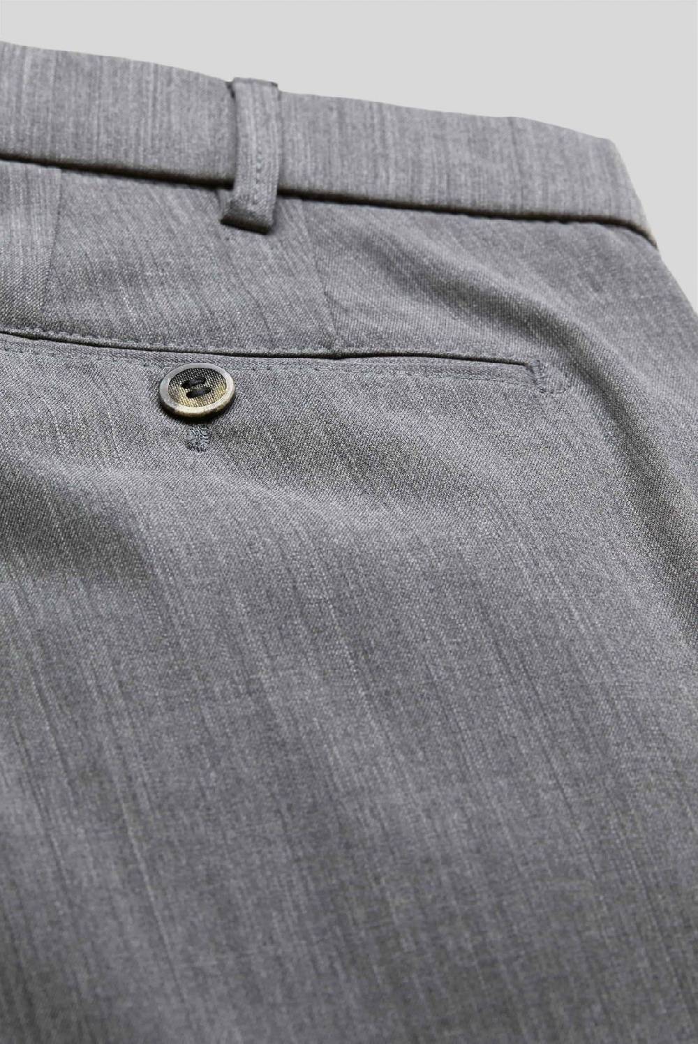 Meyer Pantalone grigio chiaro meyer travel twill modern fit Moda