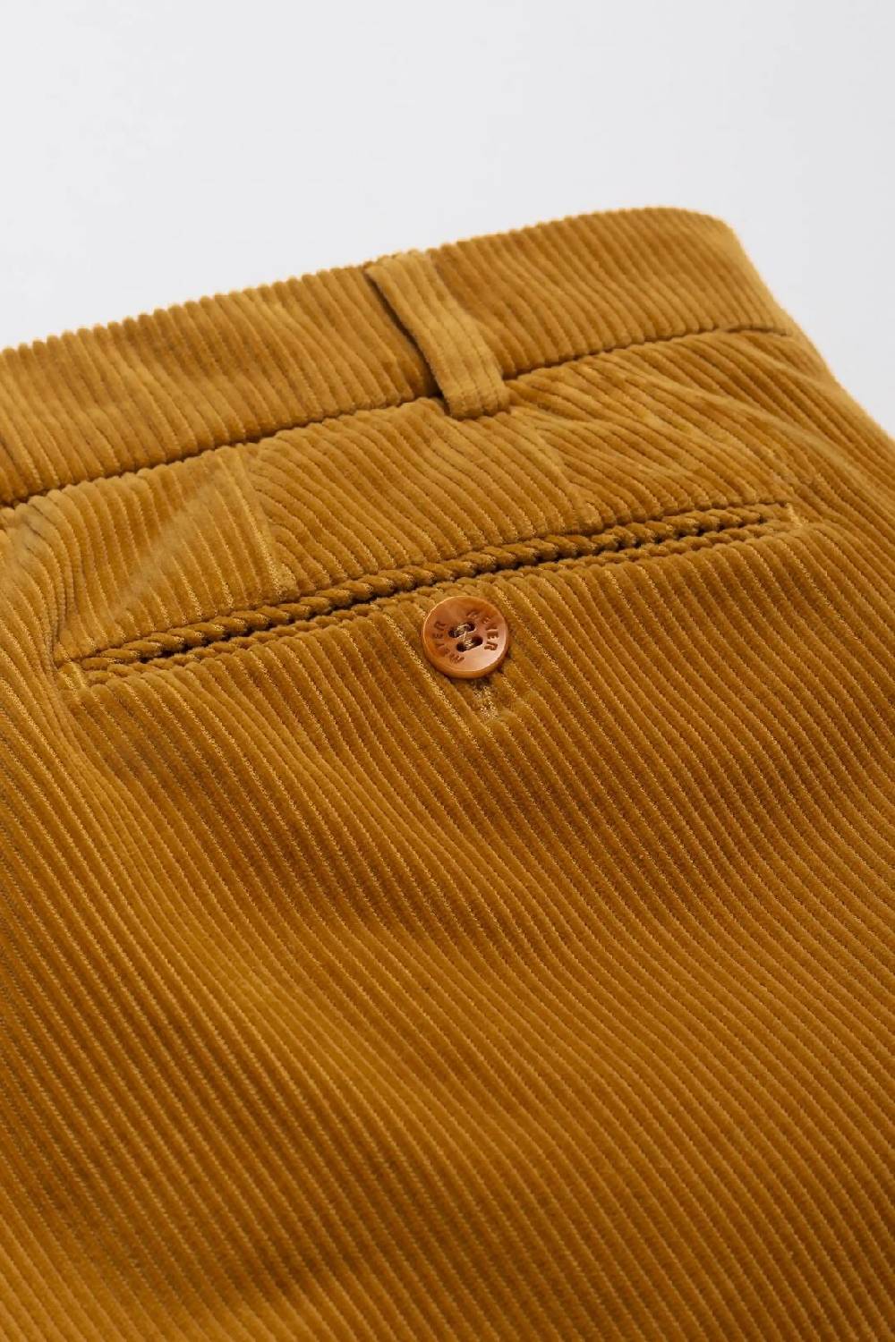 Meyer Pantalone color ambra meyer in velluto a coste luxury modern fit Italia