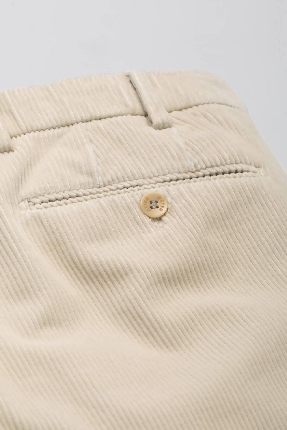 Meyer Pantalone avorio meyer in velluto a coste luxury modern fit 2025
