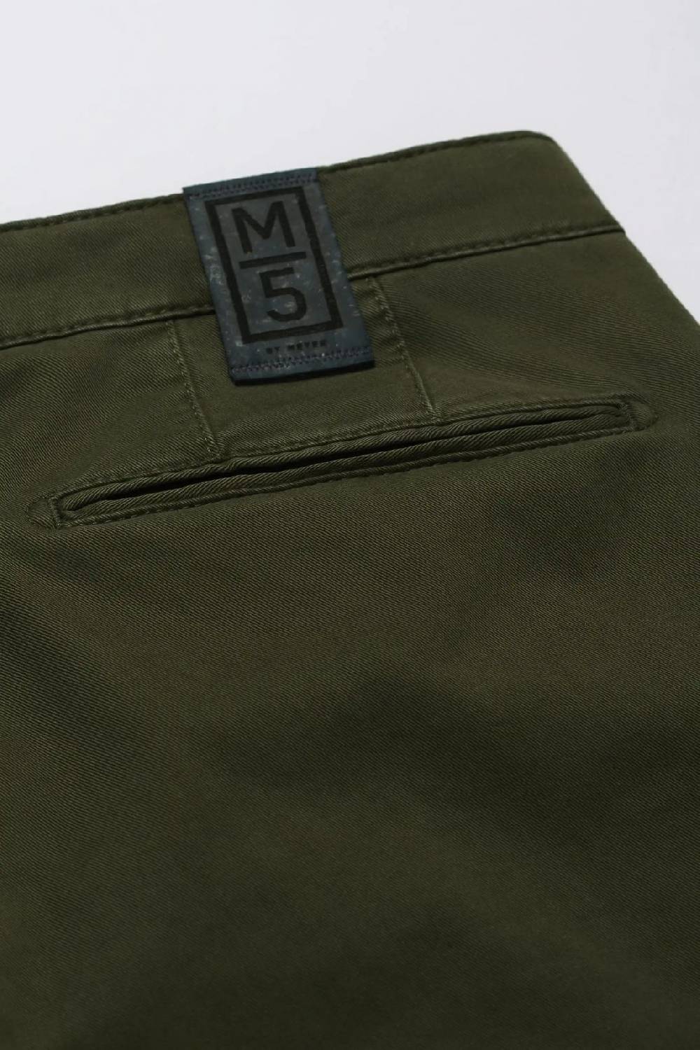 Meyer Pantalone regular fit verde cotone bio stretch m5 by meyer Spedizione Gratuita