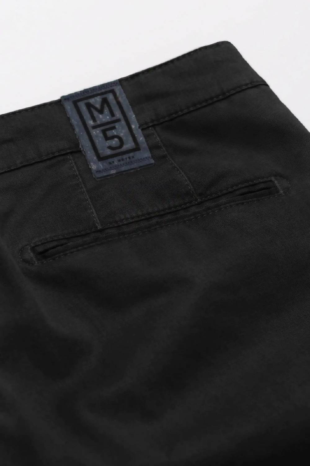 Meyer Pantalone regular fit nero cotone bio stretch m5 by meyer Pezzi Unici