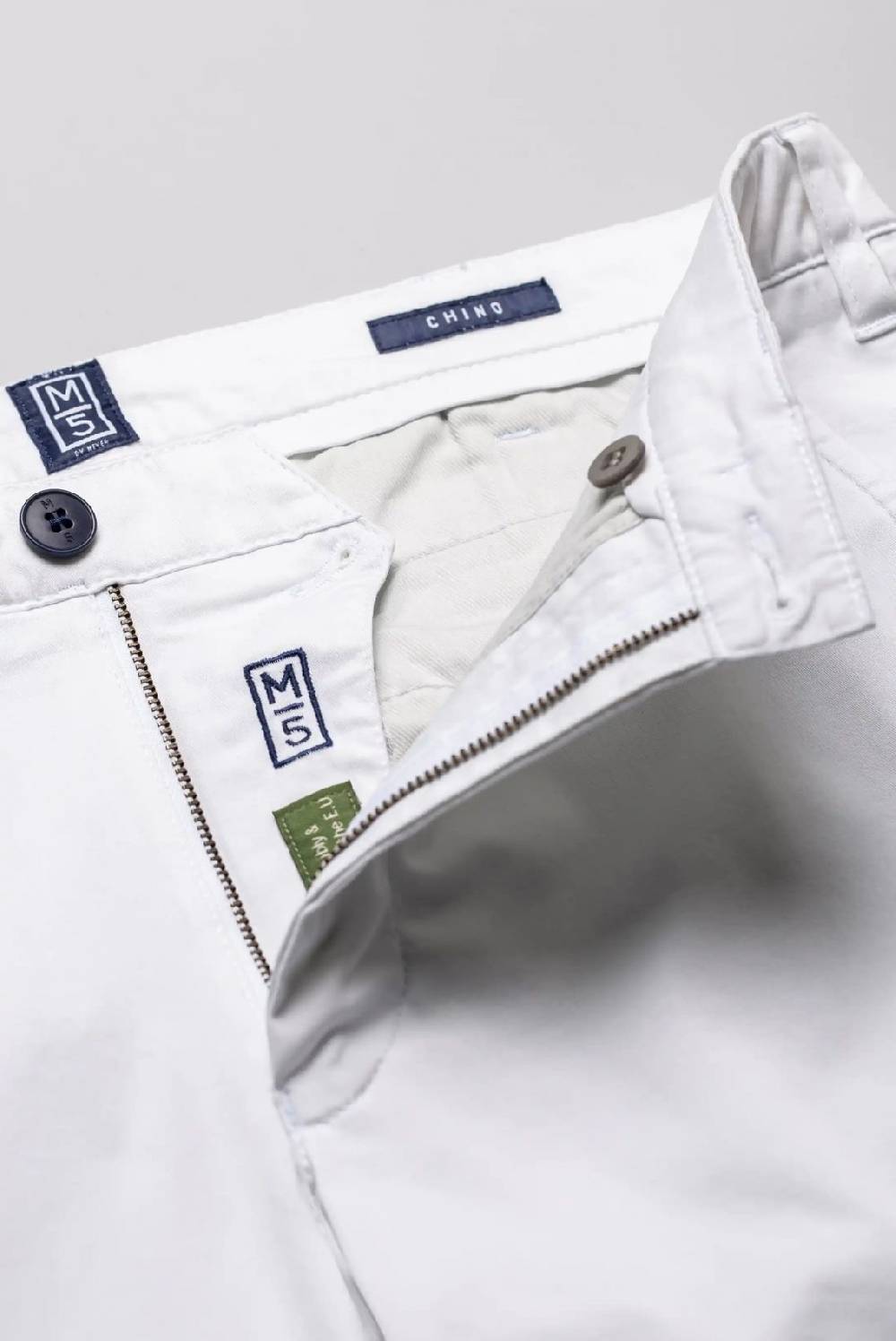 Meyer Pantalone regular fit bianco cotone bio stretch m5 by meyer Acquista Ora