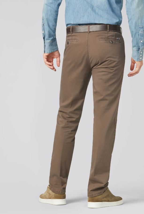 Meyer Pantalone color pietra meyer in cotone stretch drop quattro comfort fit Promozione Limitata