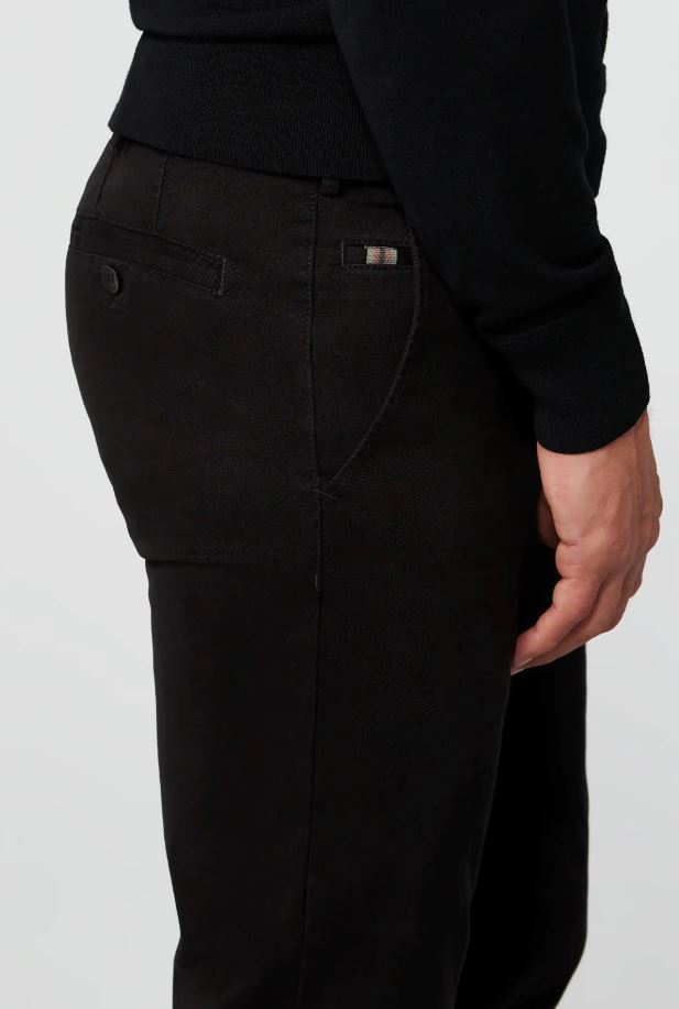 Meyer Pantalone nero meyer in cotone stretch drop quattro comfort fit Fino Al -60%