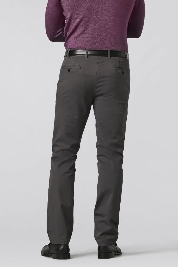 Meyer Pantalone grigio antracite meyer in cotone stretch drop quattro comfort fit Shopping Online