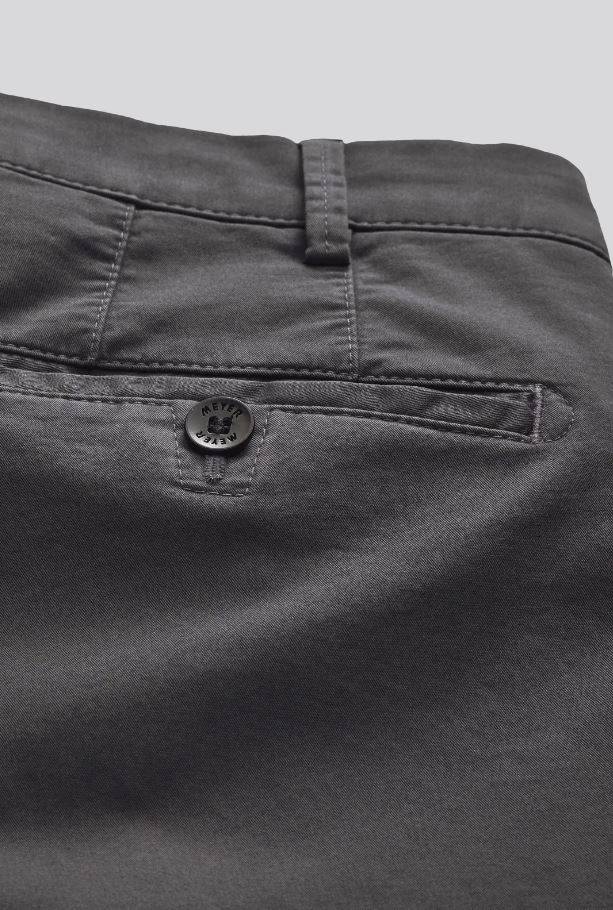Meyer Pantalone grigio antracite meyer in cotone stretch drop quattro comfort fit Shopping Online