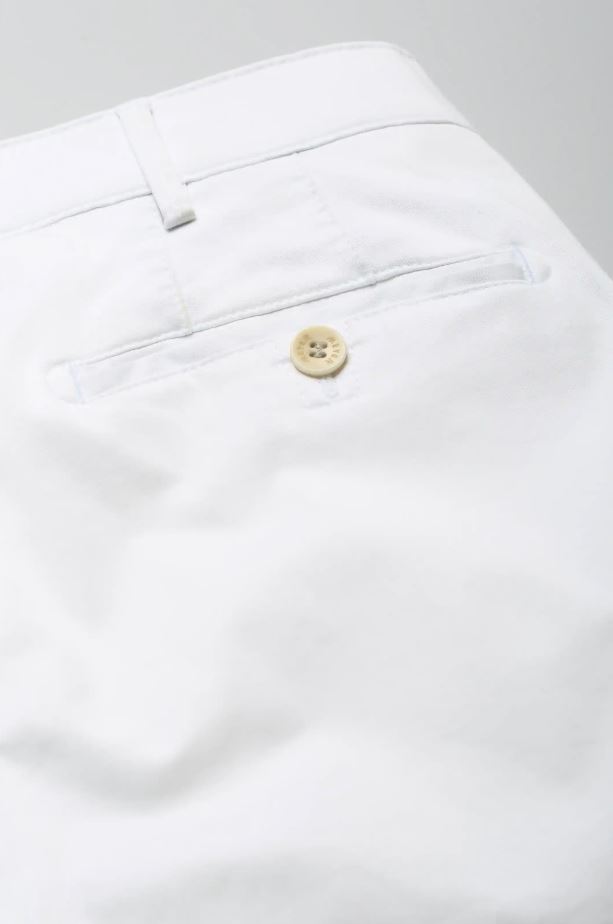 Meyer Pantalone bianco meyer in cotone stretch drop quattro comfort fit Prezzo Ridotto