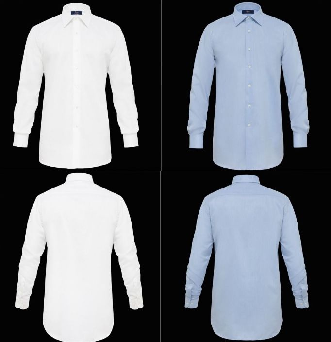 Ingram Camicia ingram no stiro cotone twill liscio vestibilità regolare