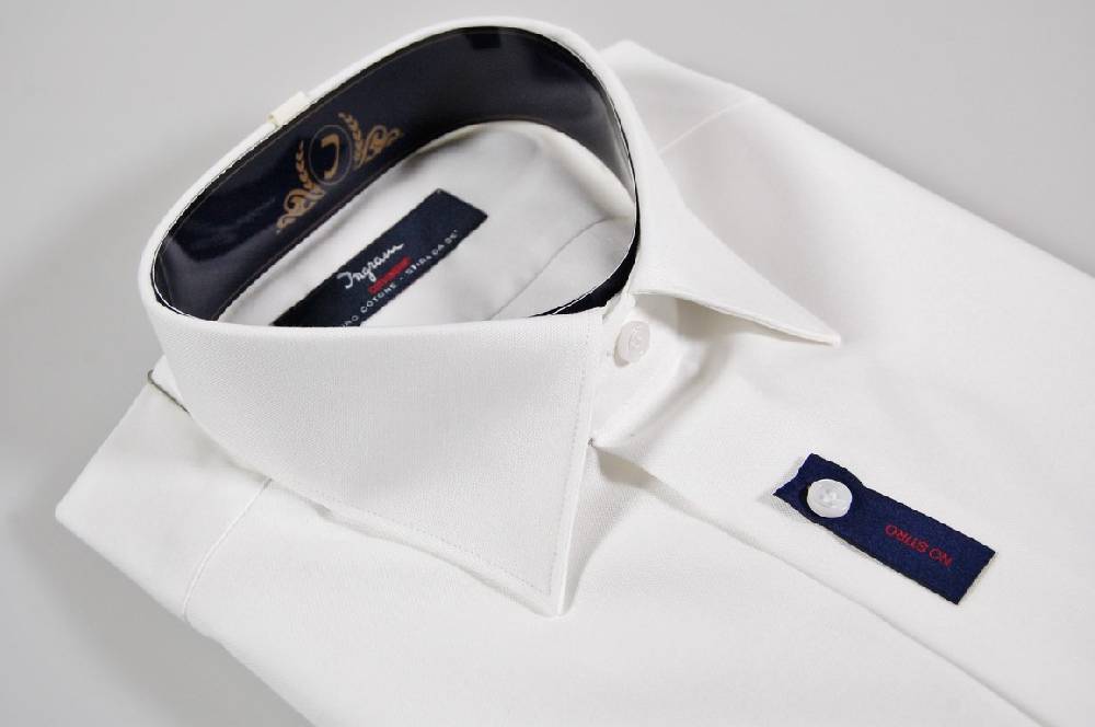 Ingram Camicia ingram no stiro cotone twill liscio vestibilità regolare Presa