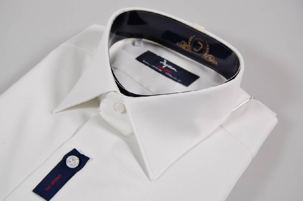 Ingram Camicia ingram no stiro cotone twill liscio vestibilità regolare Presa