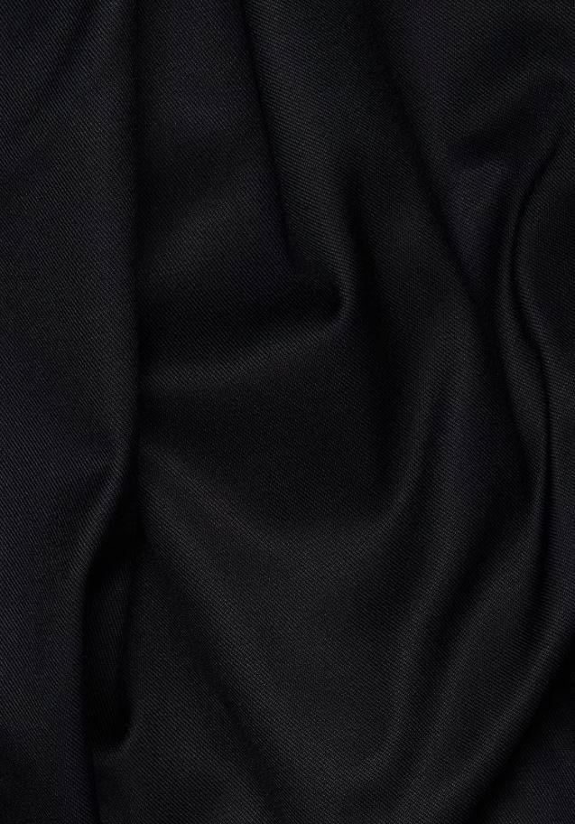 Eterna Camicia nera eterna slim fit collo francese cotone cover Offerte