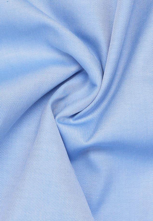 Eterna Camicia azzurra eterna slim fit collo francese cotone cover Saldi Di Fabbrica