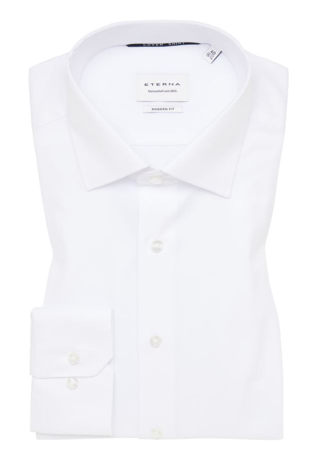 Eterna Camicia bianca eterna modern fit collo classico italiano Moda