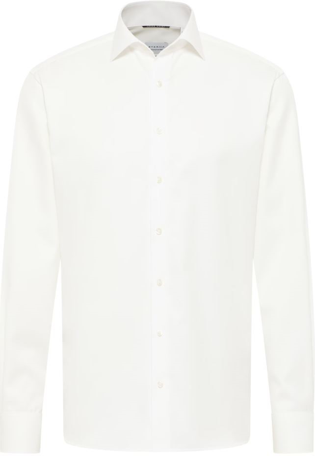 Eterna Camicia beige eterna modern fit collo classico italiano 2025