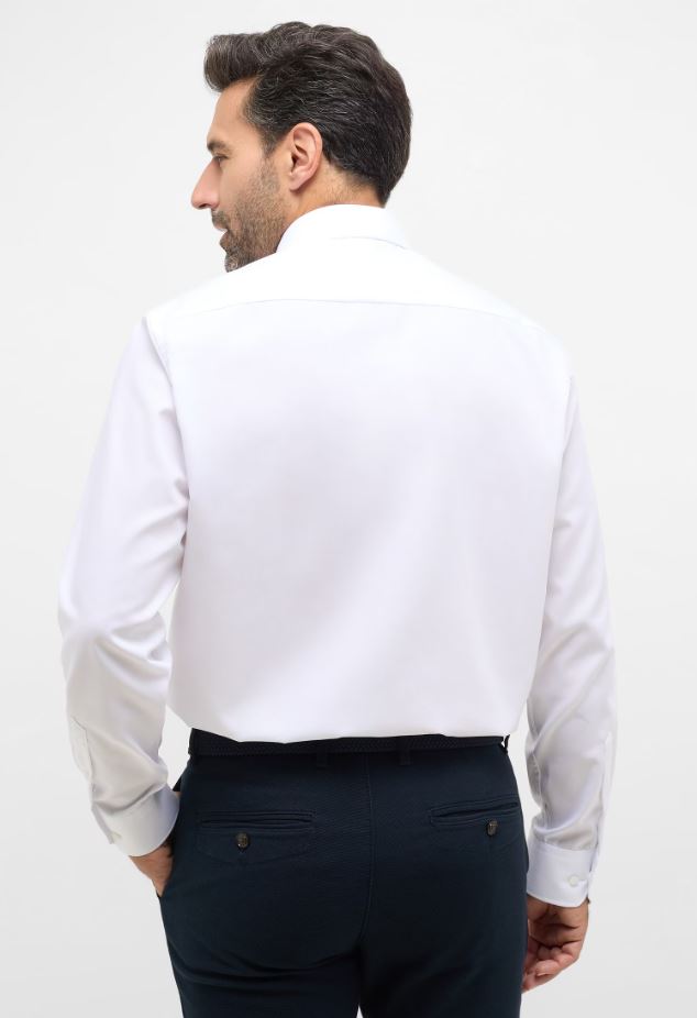 Eterna Camicia bianca eterna comfort fit in popeline no stiro Nuovo