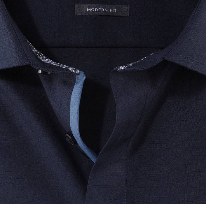 Olymp Camicia olymp blu scuro modern fit con taschino Promozione Limitata