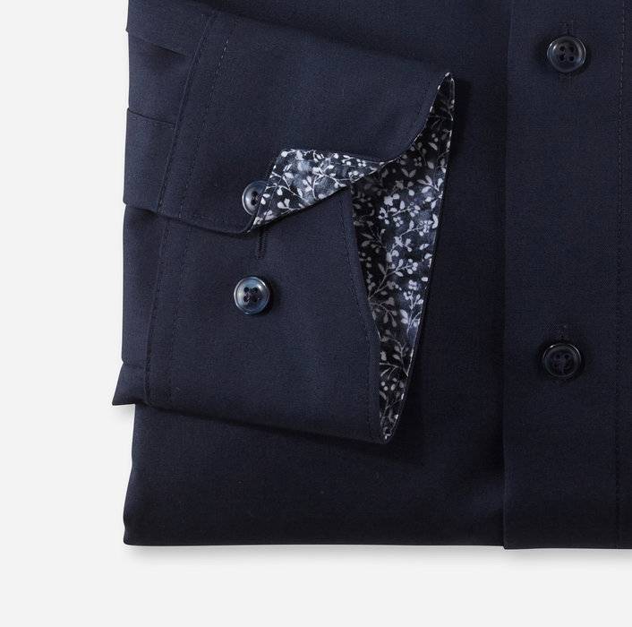 Olymp Camicia olymp blu scuro modern fit con taschino Promozione Limitata