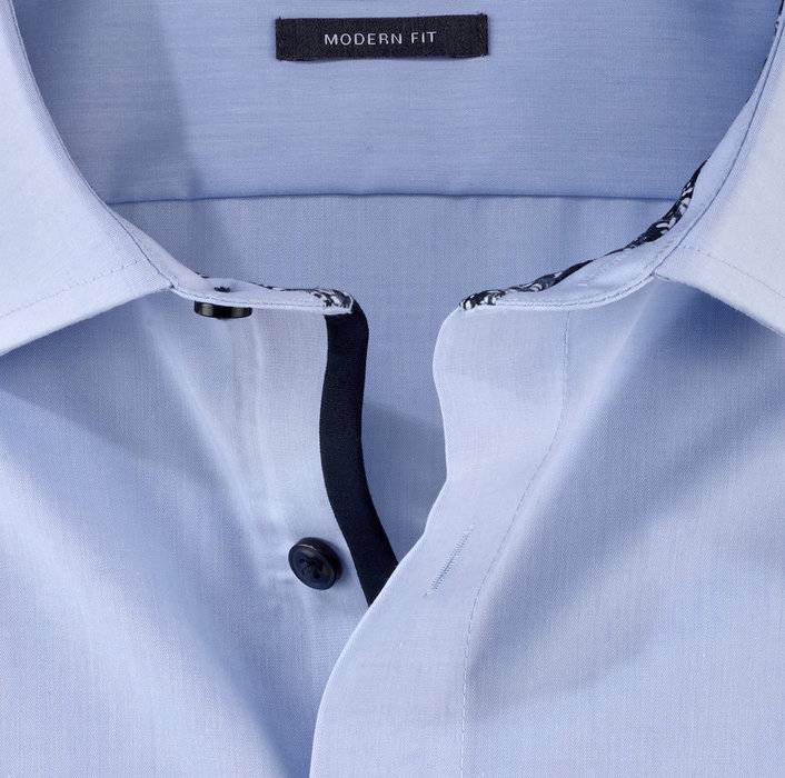 Olymp Camicia olymp celeste modern fit con taschino Fino Al -60%