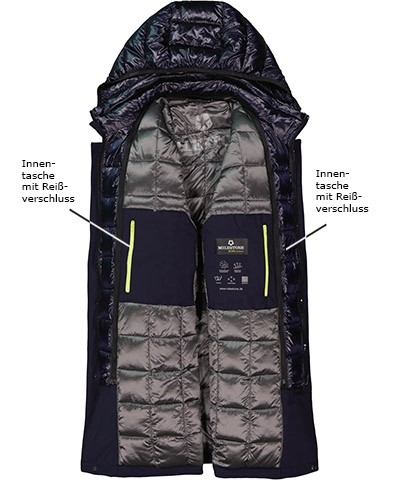 Milestone Parka imbottito in microfibra funzionale milestone Offerte