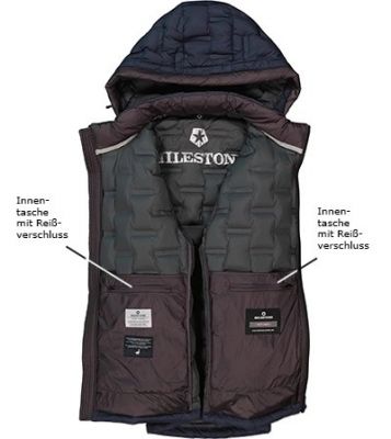 Milestone Giacca piumino milestone trapuntato con cappuccio staccabile Hotsell