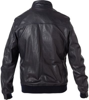 Milestone Giubbino bomber blu milestone in nappa di agnello Vendita Calda