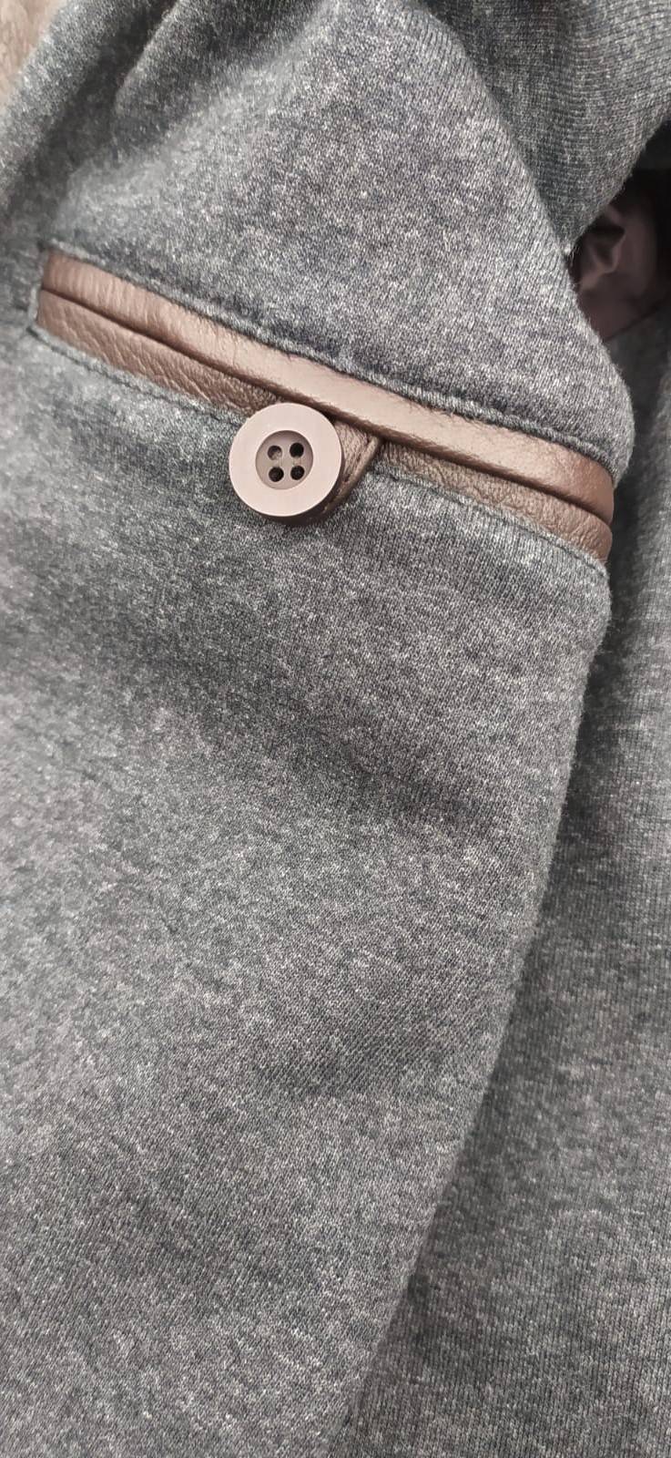 Milestone Giubbino bomber milestone marrone con elastico Nuova